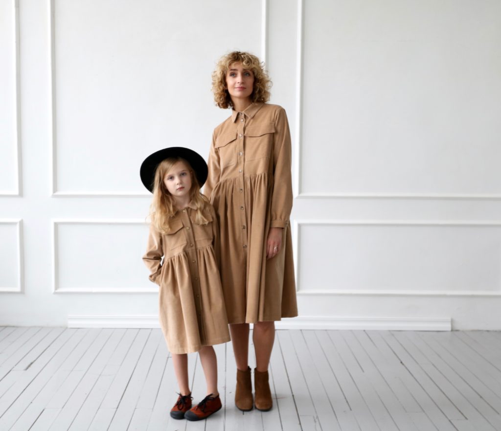 Matching needle-cord shirt dresses - Image 3