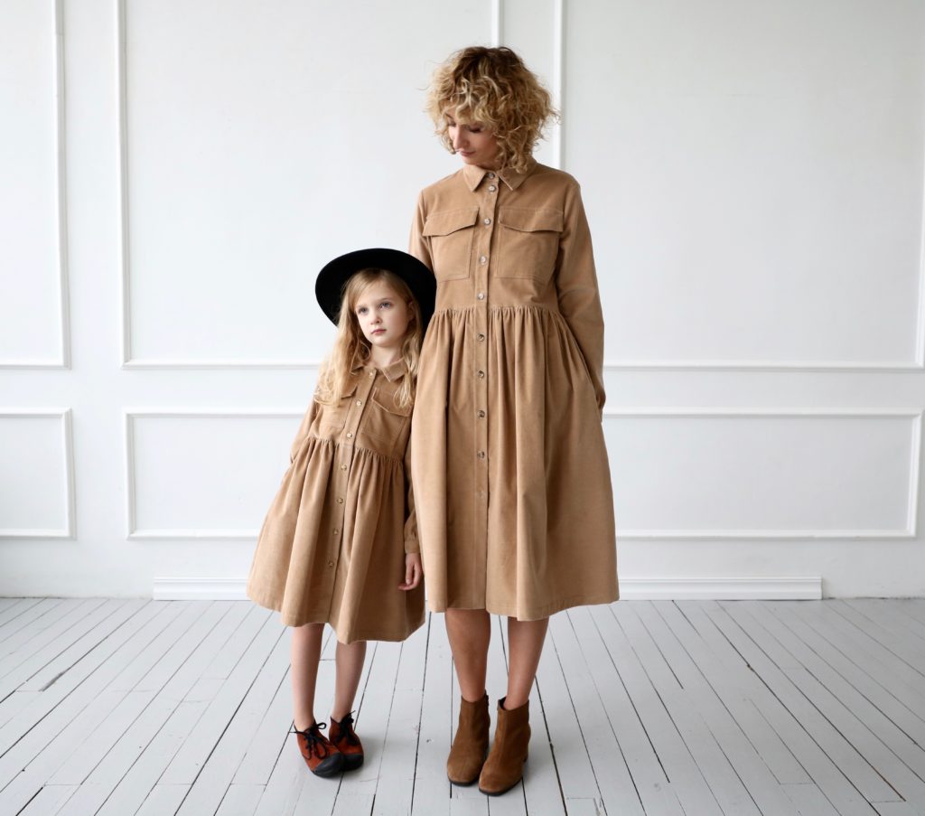 Matching needle-cord shirt dresses - Image 2