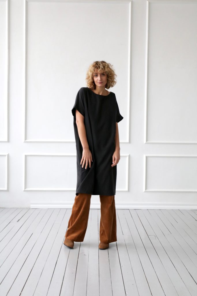 Cocoon style loose fit dress - Image 4