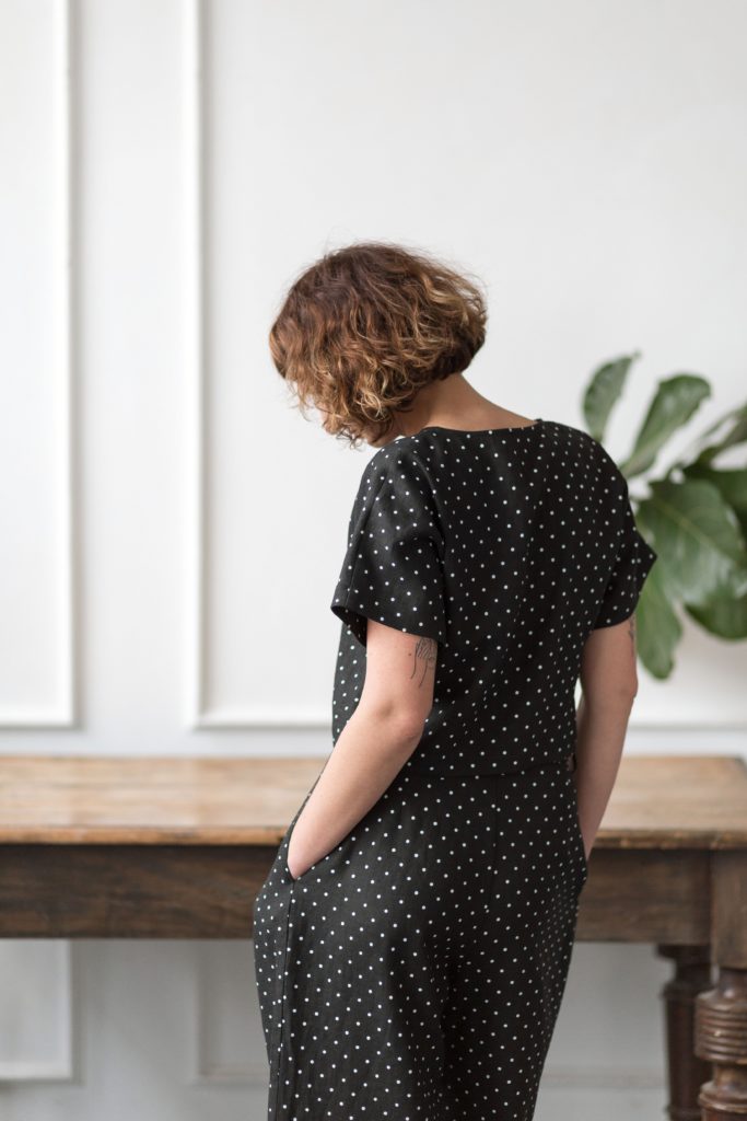 Linen Culottes In Polka Dots - Image 1