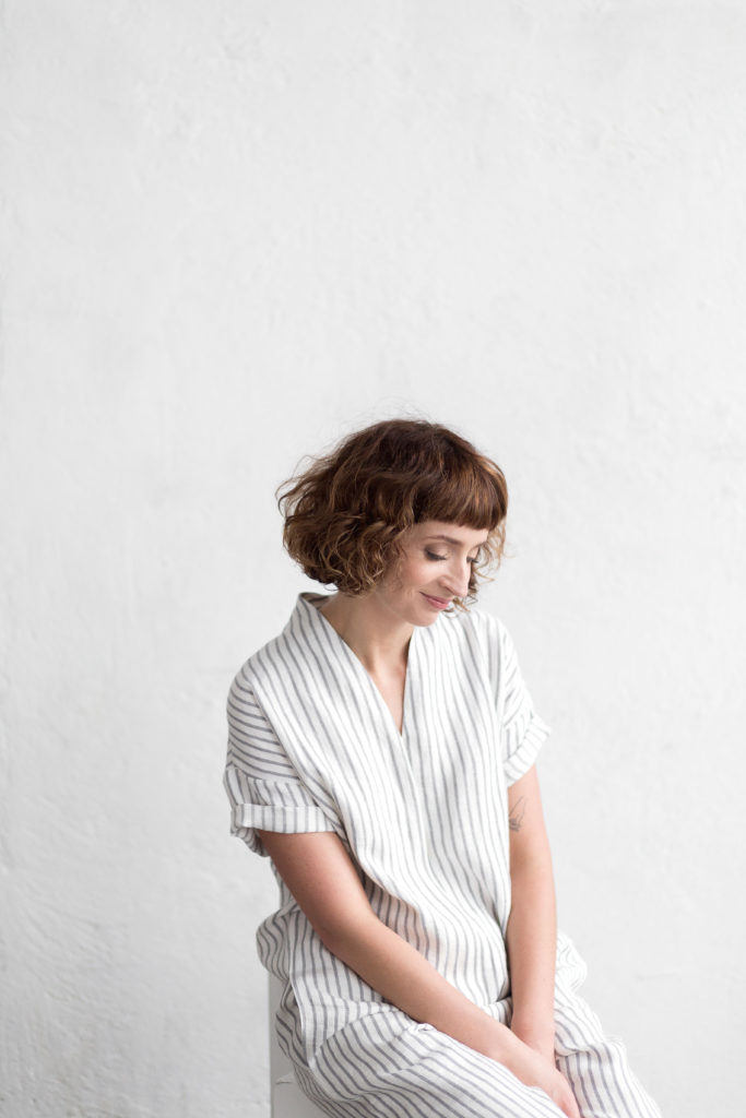 Short Sleeve Linen Jumpsuit - Image 5