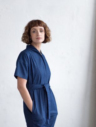 Jumpsuit in a indigo blue denim | Jumpsuits | Sustainable clothing | OffOn clothing