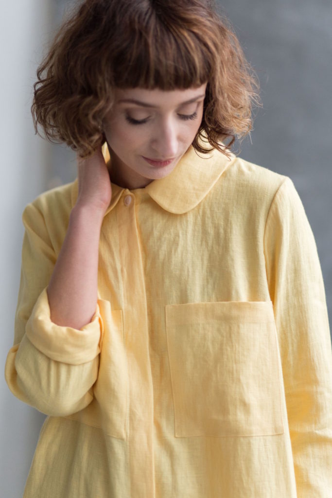 Long Sleeve Linen Playsuit - Image 2