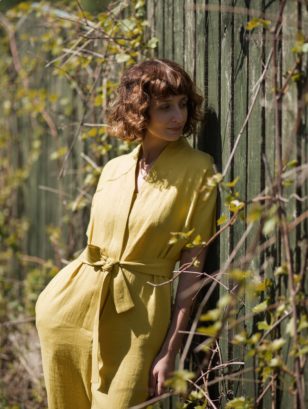 Relaxed fit linen jumpsuit | Jumpsuits | Sustainable clothing | OffOn clothing