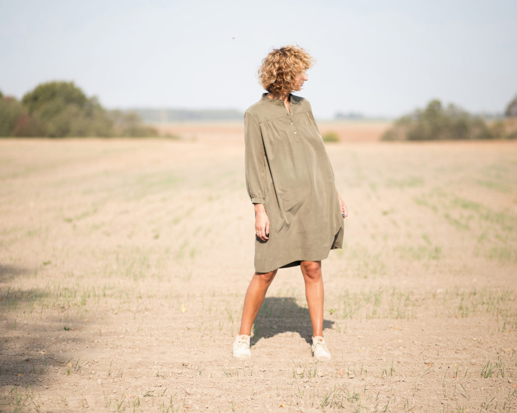 Modal maternity midi sundress