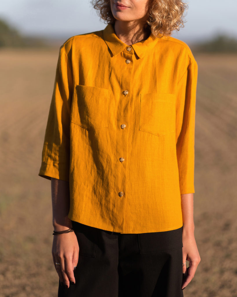 Classic linen pocket shirts - Image 4