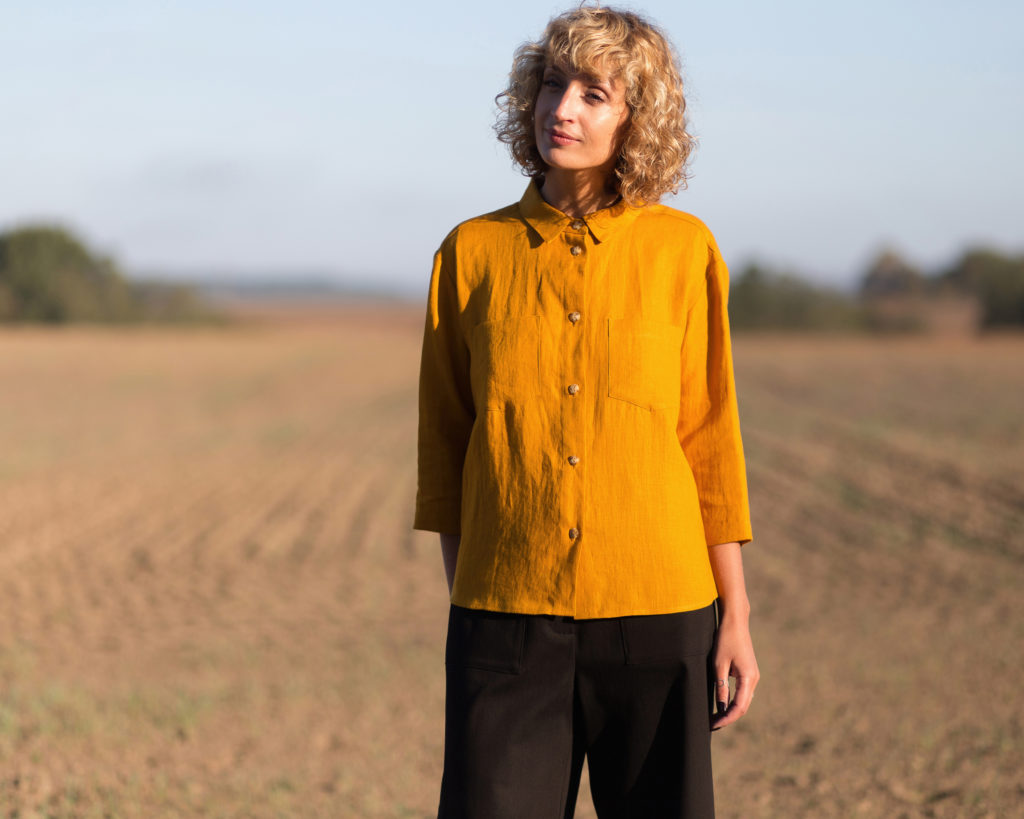 Classic linen pocket shirts - Image 1