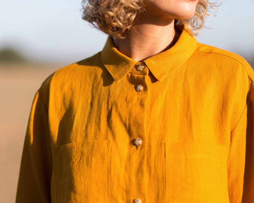 Classic linen pocket shirts - Image 2