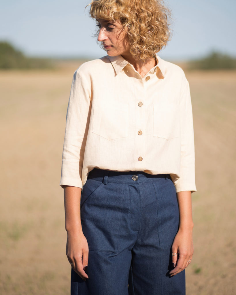 Classic linen pocket shirts - Image 2