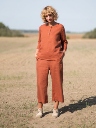 Classic linen blouse