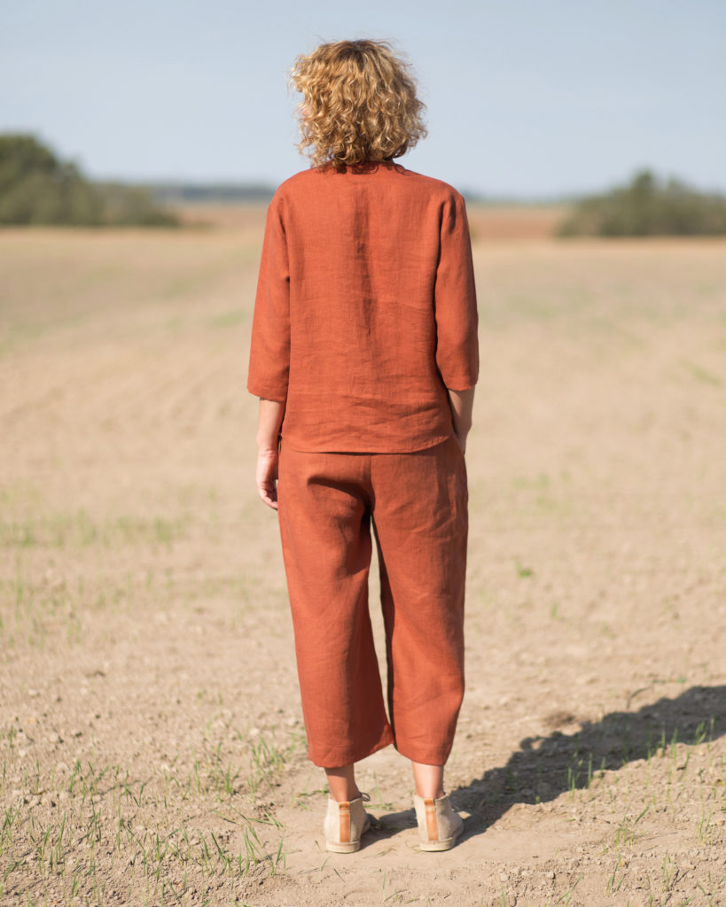 Classic linen blouse - Image 3