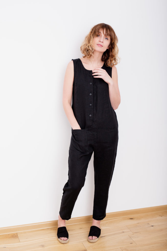 Sleeveless linen jumpsuit - Image 3