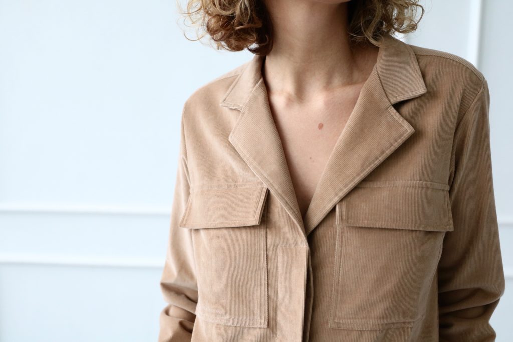 Long sleeve corduroy coverall - Image 2