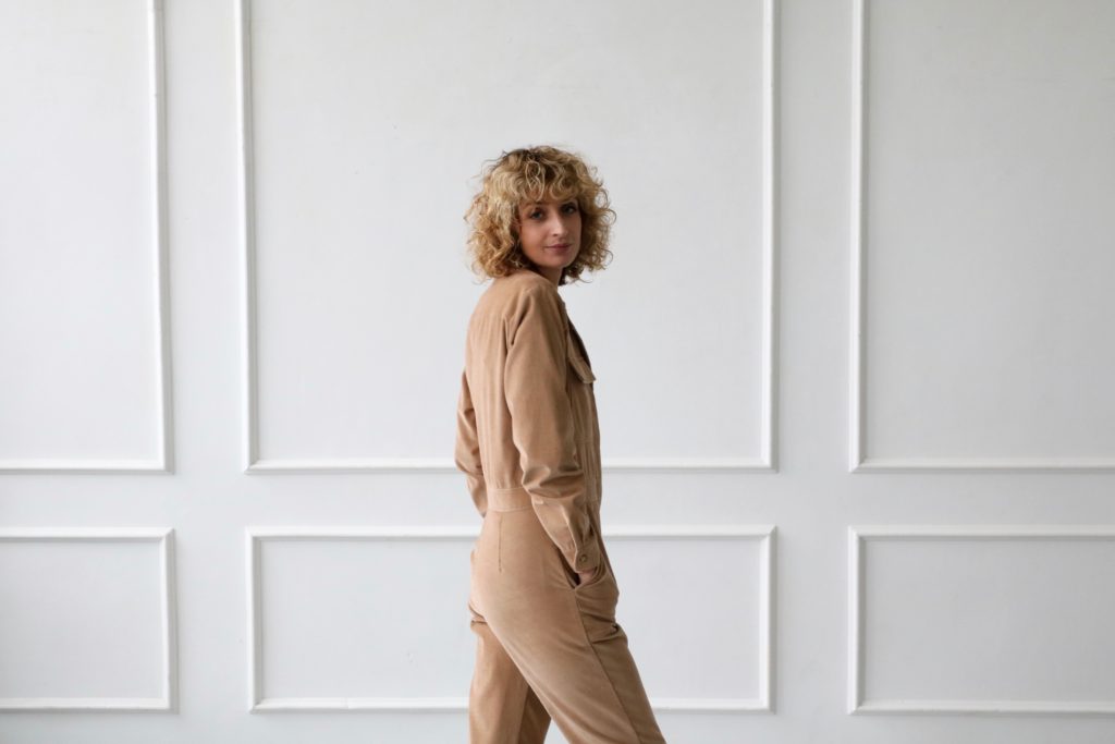 Long sleeve corduroy coverall - Image 4