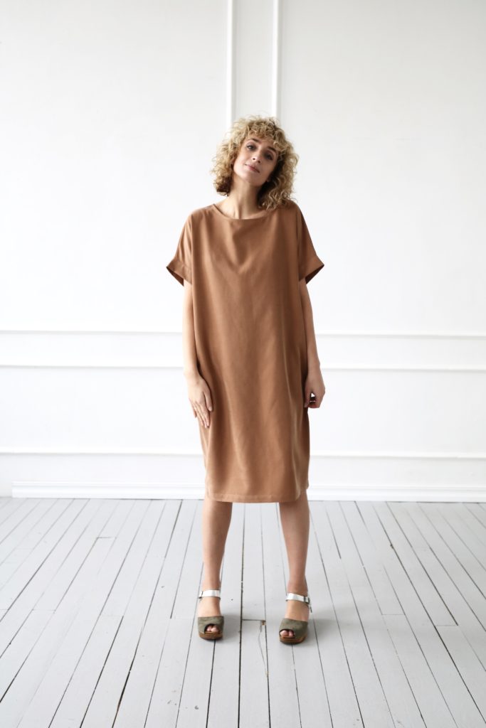 Cocoon style loose fit dress - Image 5