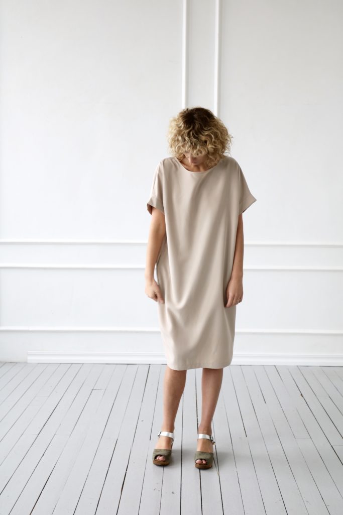 Cocoon style loose fit dress - Image 1
