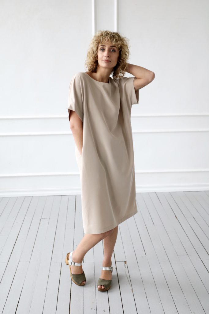 Cocoon style loose fit dress - Image 2