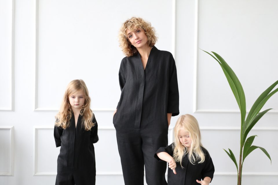 Matching linen jumpsuits set - Image 4