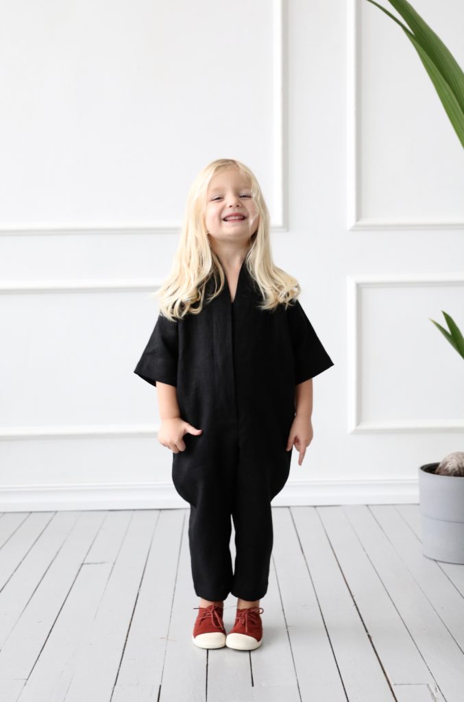 Girls linen jumpsuit - Image 3