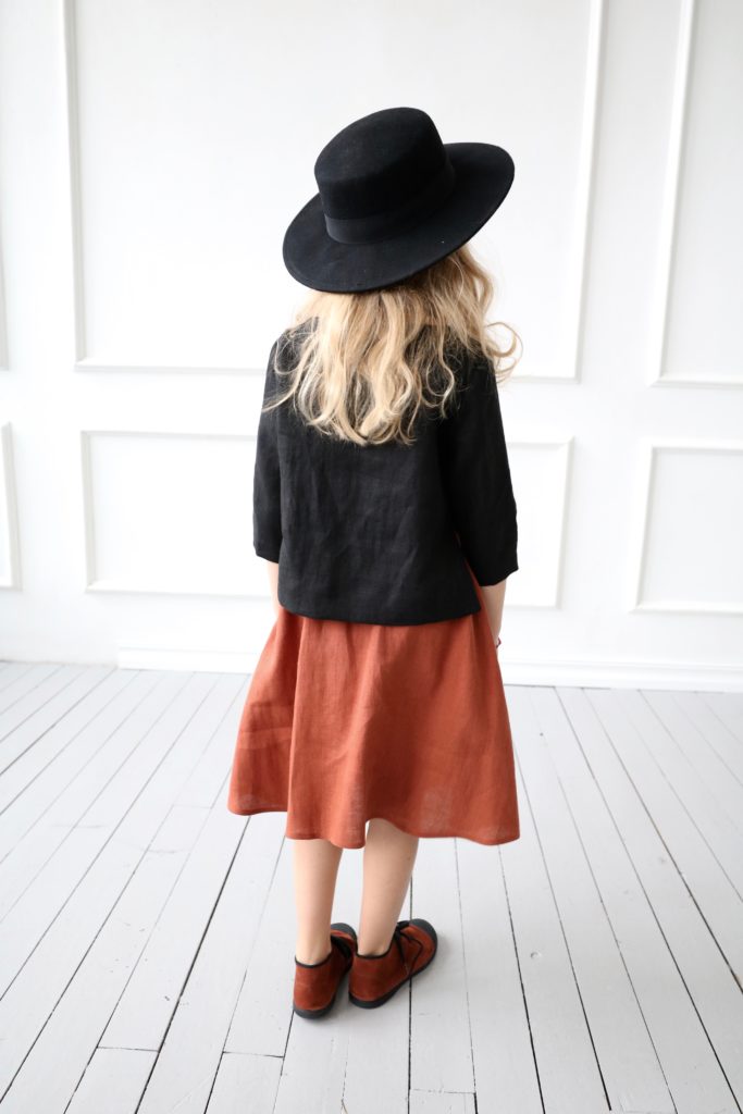 Linen skirt for girl - Image 3