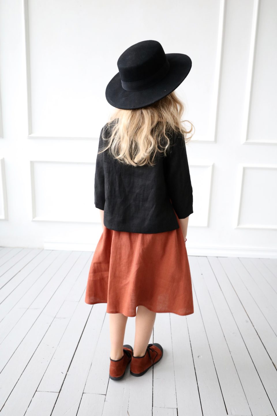 Linen skirt for girl - Image 3