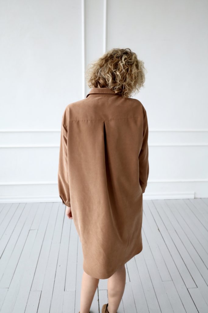 Oversized long sleeve shirt dress - Image 7
