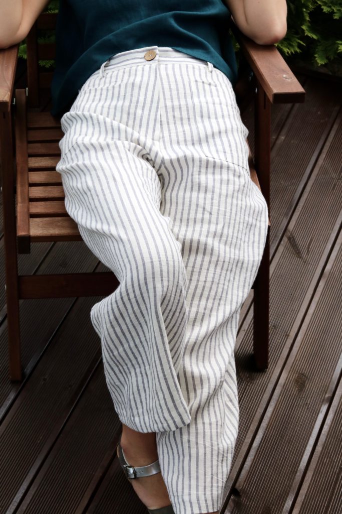 Wide Leg Linen Culottes | Trousers | Sustainable clothing | OffOn clothing
