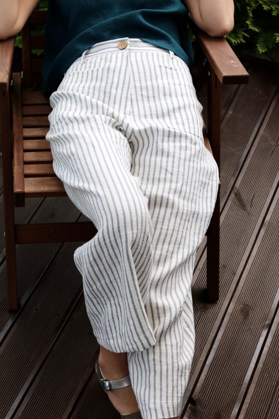Wide Leg Linen Culottes | Trousers | Sustainable clothing | OffOn clothing