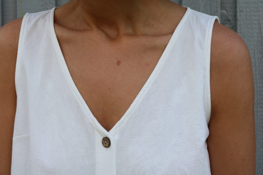 Sleeveless Cotton Overall - Image 1