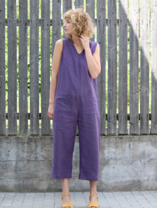 Linen Wide Leg Jumpsuit | Jumpsuit | Sustainable clothing | OffOn clothing