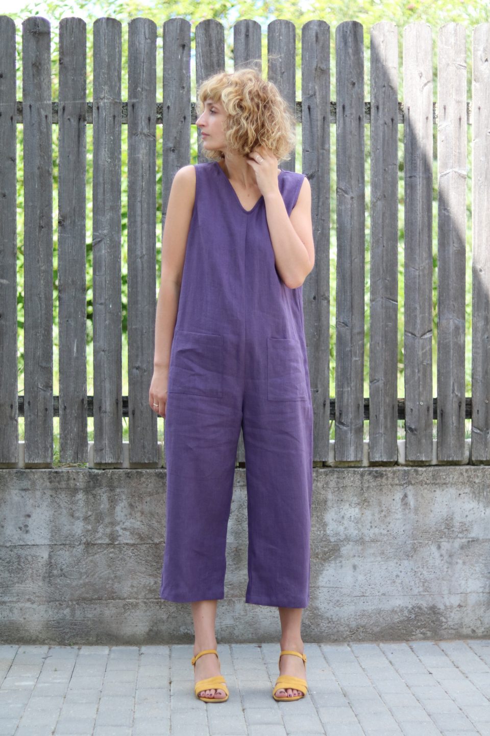 Linen Wide Leg Jumpsuit | Jumpsuit | Sustainable clothing | OffOn clothing