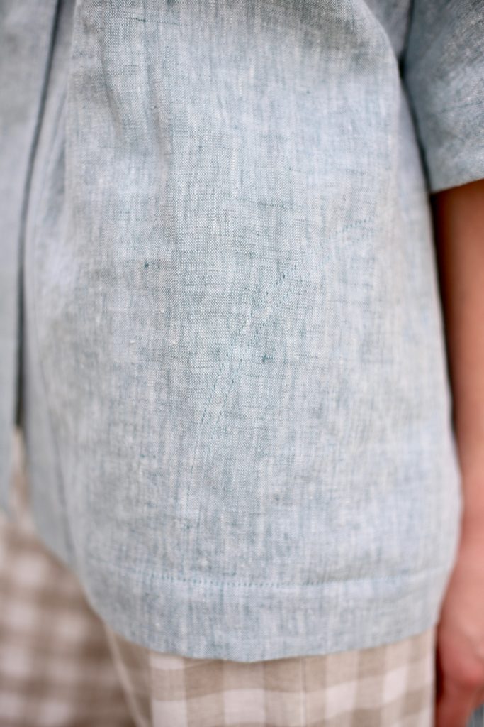 Wrap Linen Jacket - Image 3