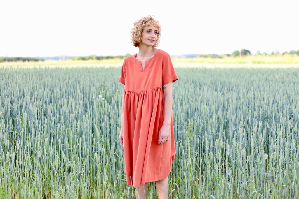 Loose fitting modal dress - Image 3