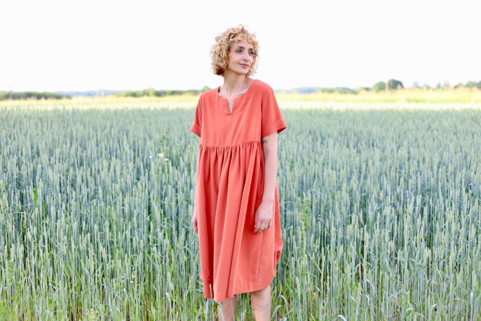 Loose fitting modal dress - Image 3