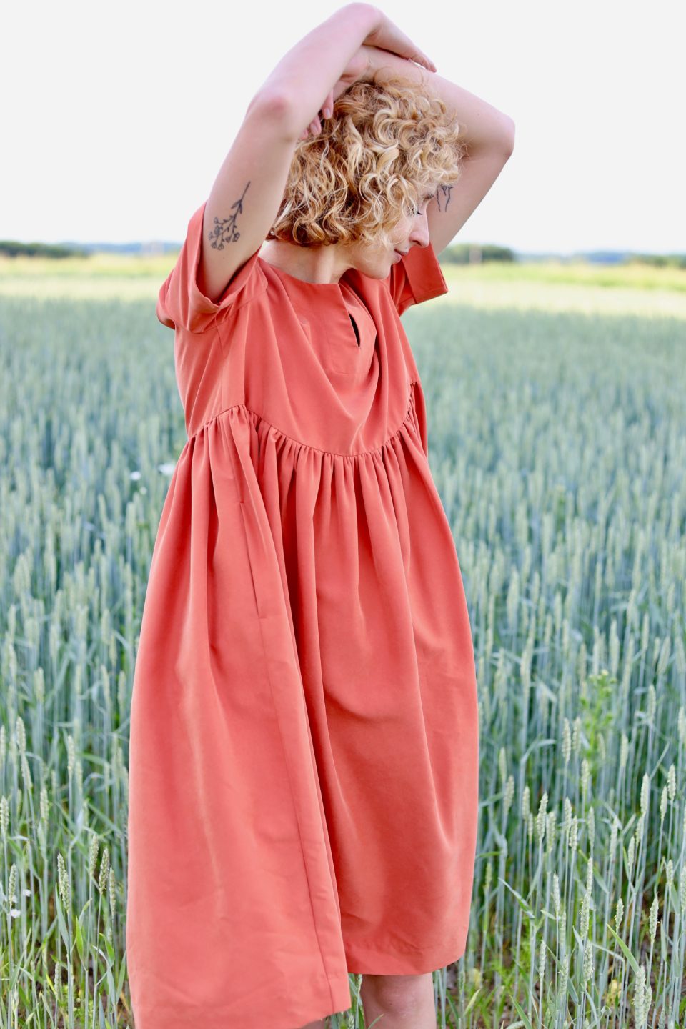 Loose fitting modal dress - Image 1