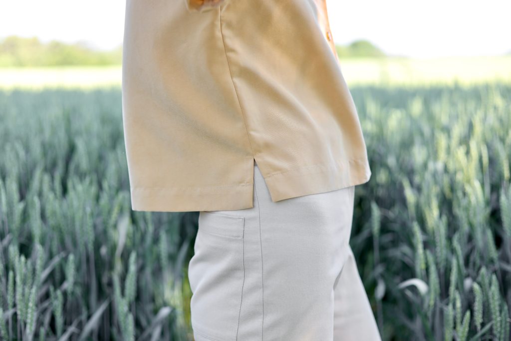 Revere collar cropped shirt - Image 3