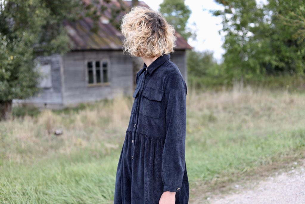 Corduroy shirt dress - Image 2