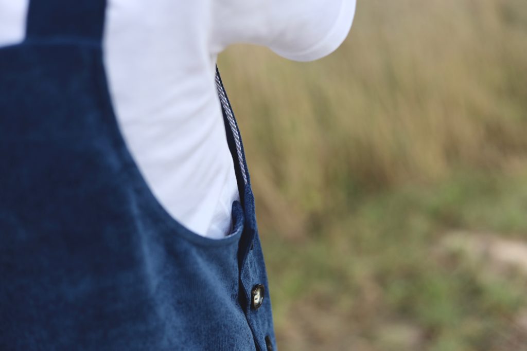 Corduroy pinafore dress - Image 3