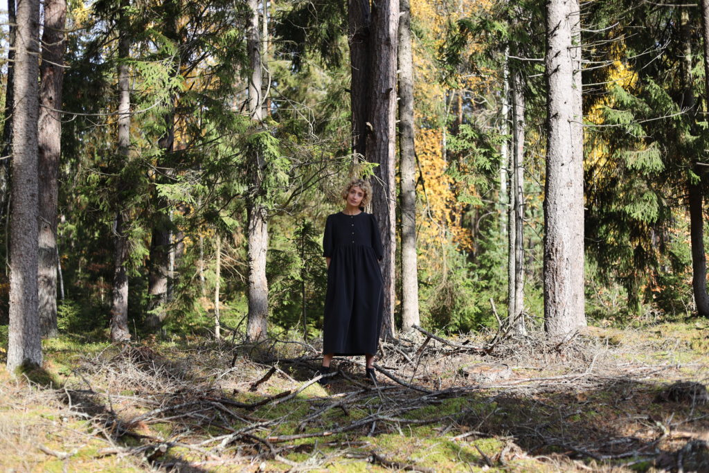Empire waist Maxi length dress - Image 1