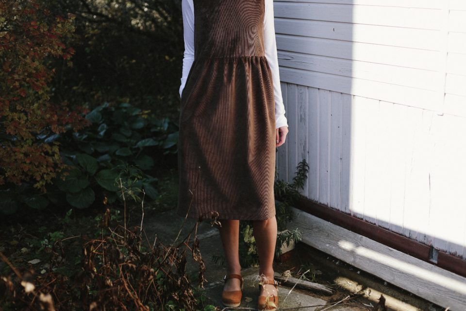 Sleeveless Needlecord  Dress - Image 1