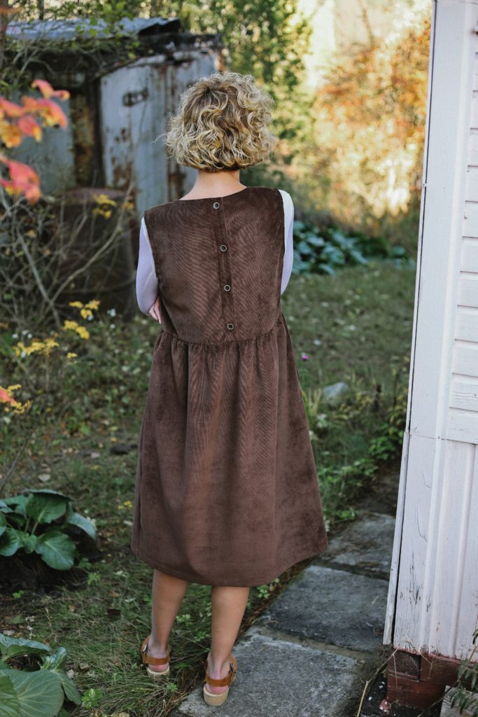 Sleeveless Needlecord  Dress - Image 2