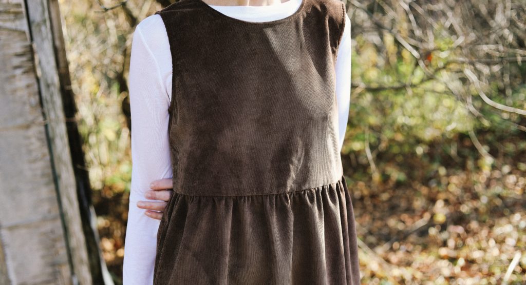 Sleeveless Needlecord  Dress - Image 4