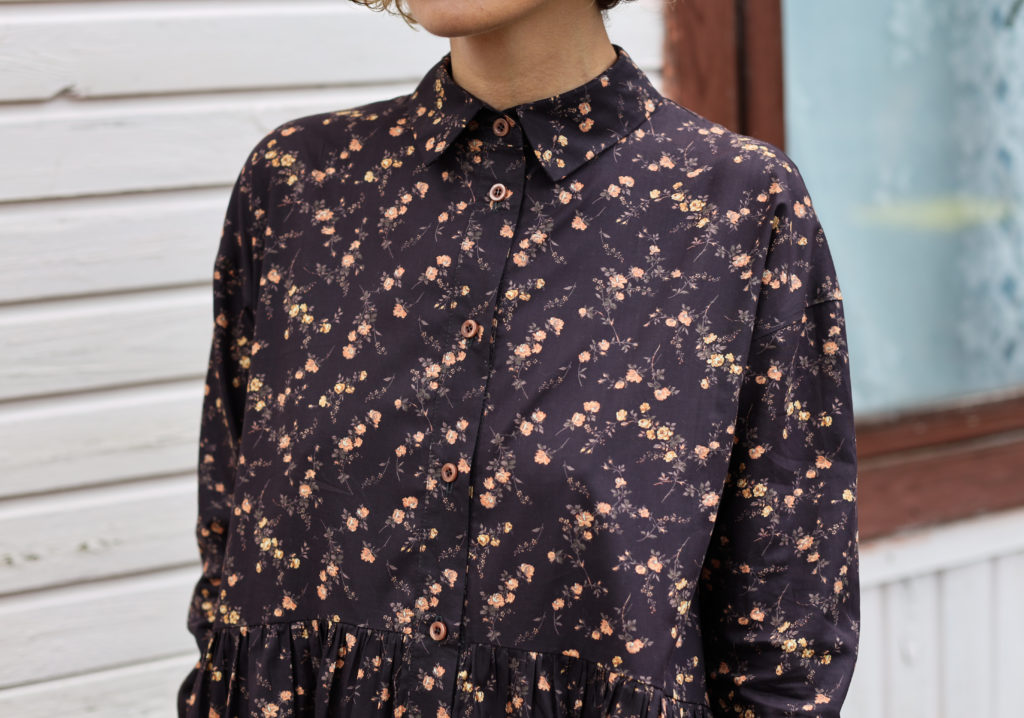 ELIZABETH shirt dress in silky cotton - Image 1