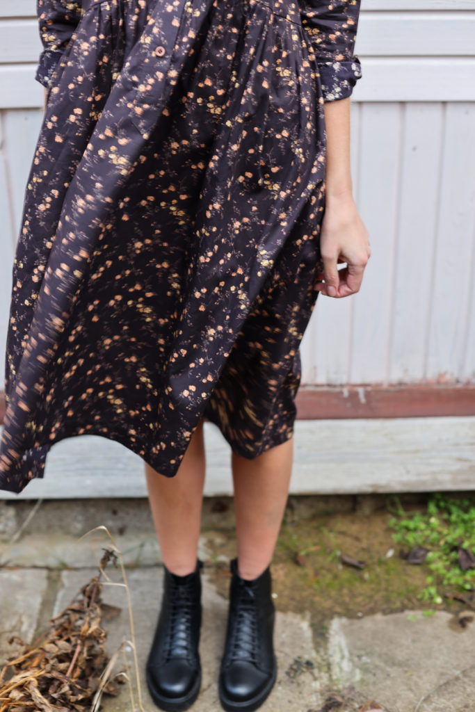 ELIZABETH shirt dress in silky cotton - Image 4