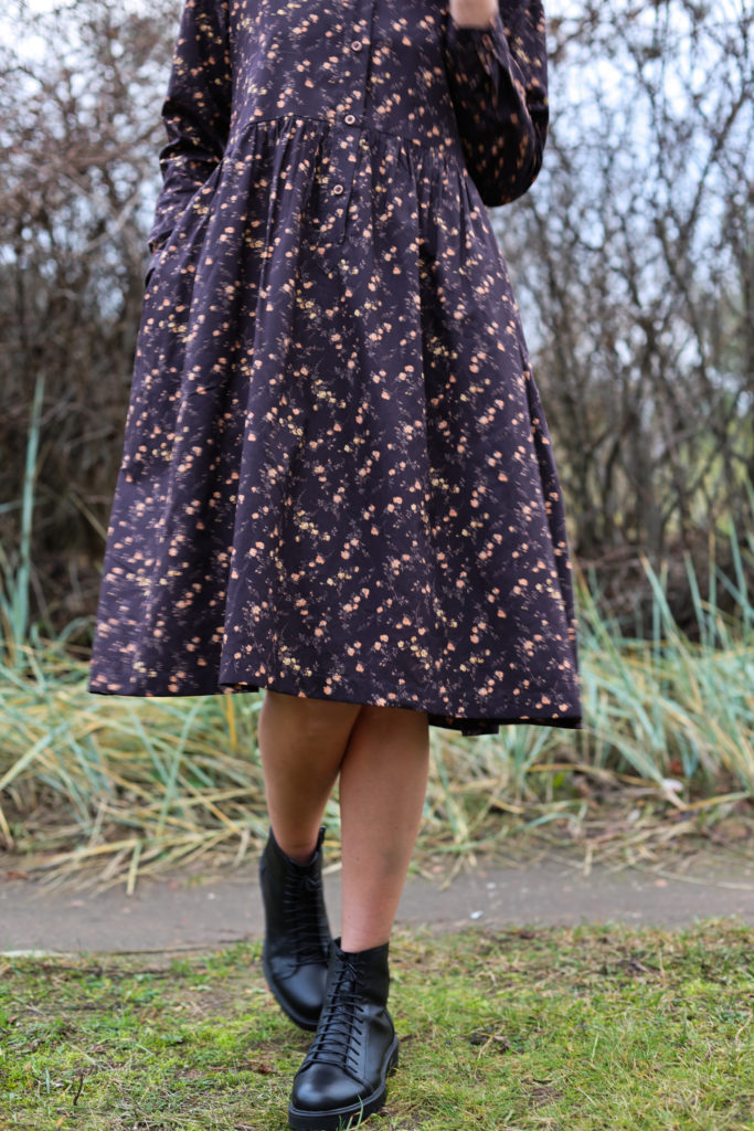 ELIZABETH shirt dress in silky cotton - Image 5