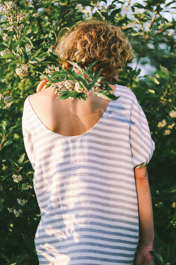 Open Back Linen Tunic Dress - Image 3