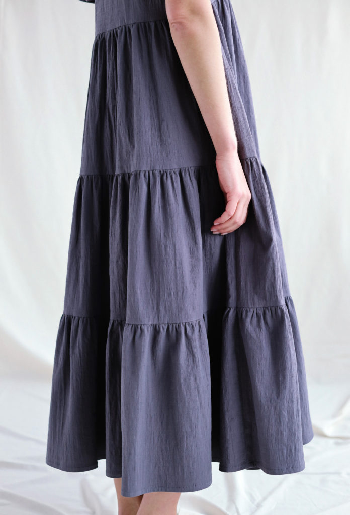 Loose ruffle Maxi cotton dress - Image 4