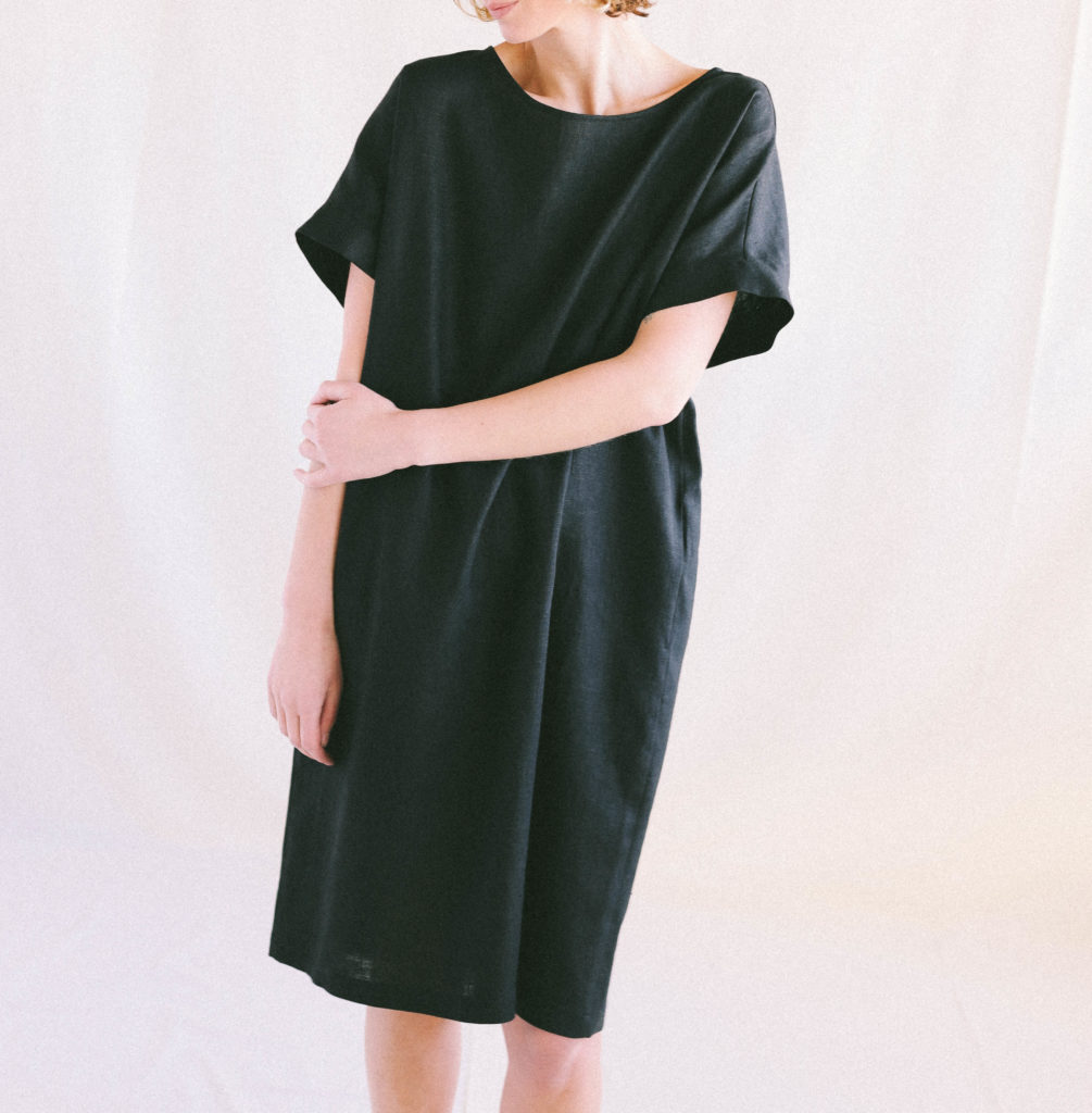 Loose fit linen tunic dress - Image 3