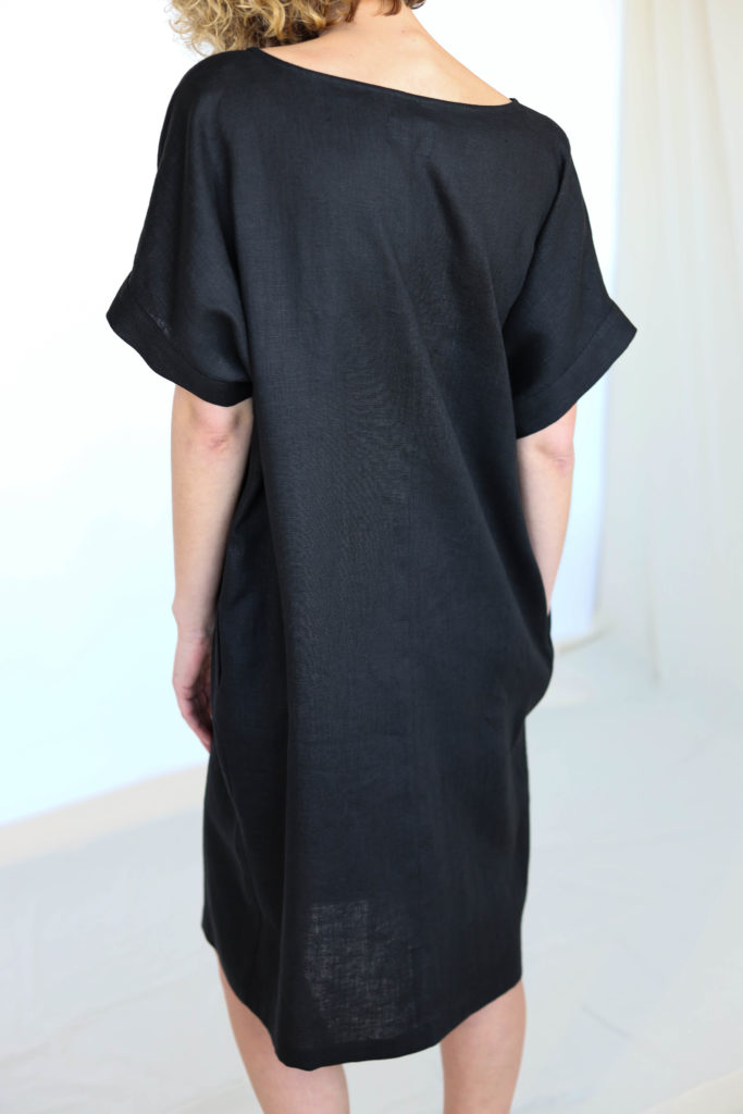 Loose fit linen tunic dress - Image 4