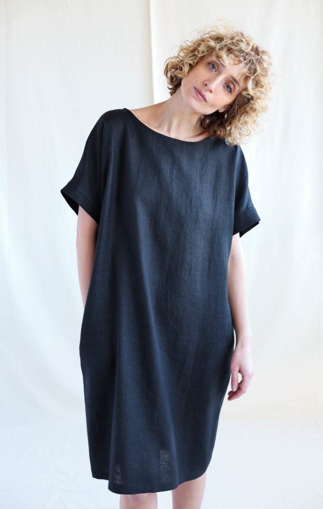 Loose fit linen tunic dress - Image 2